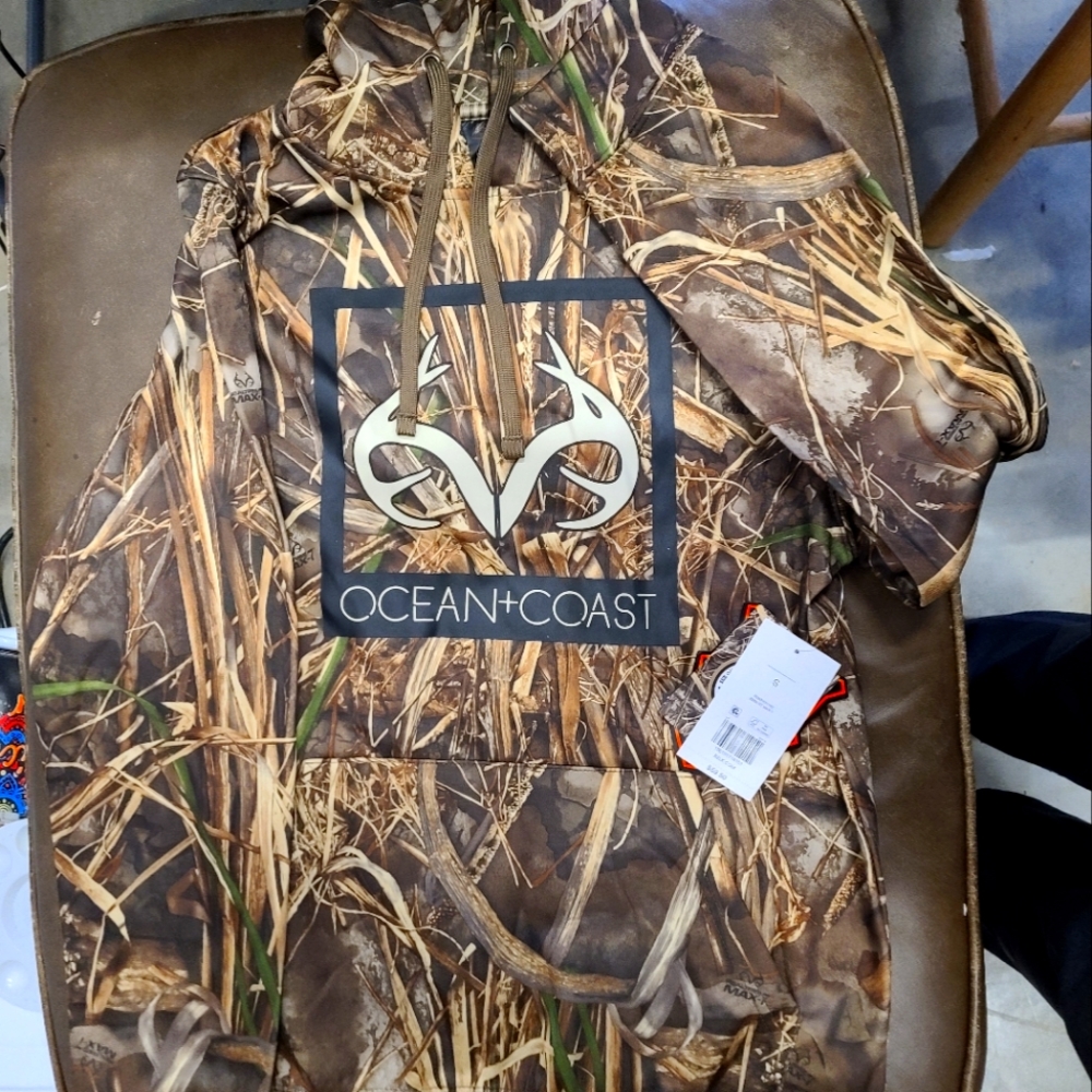 Ocean coast camo hoodie